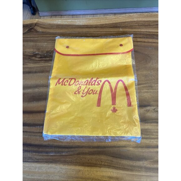 Vintage McDonald's & You Canadian Children's Backpack Knapsack NEW - Picture 6 of 9